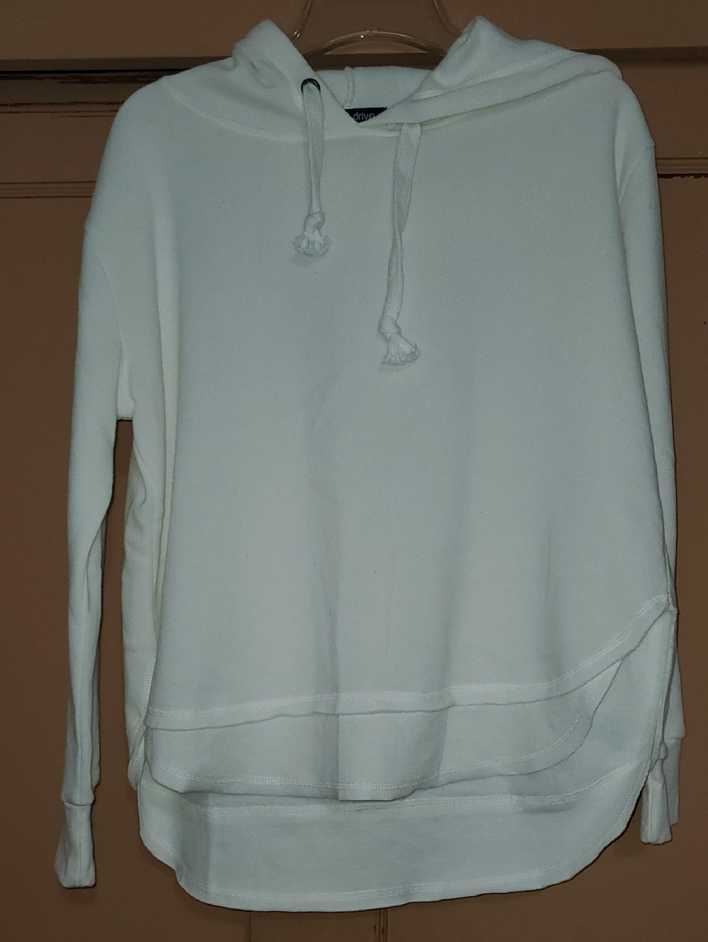 Ocean Drive Cream Hooded Pullover Sweatshirt